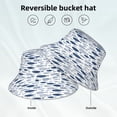 thumbnail image 2 of Fotbe Blue Fish Sombrero Tipo Pescador con Estampado – Sombrero de Sol de Algodón de Moda para Playa, Golf, Pesca, 2 of 6