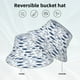 thumbnail image 2 of Fotbe Blue Fish Sombrero Tipo Pescador con Estampado – Sombrero de Sol de Algodón de Moda para Playa, Golf, Pesca, 2 of 6