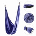 thumbnail image 1 of Hamaca Aérea para Yoga, Juego de Columpio Aéreo Para Yoga, Antigravedad, Yoga Aéreo, Fitness, Agarre Colgante, Inversión, Trapecio, Columpio, Hamaca, 1 of 7