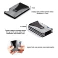 thumbnail image 2 of Tarjetero de fibra de carbono LIUYMXG Monedero para hombre con clip de metal NFC BLOQUEO RFID, 2 of 3