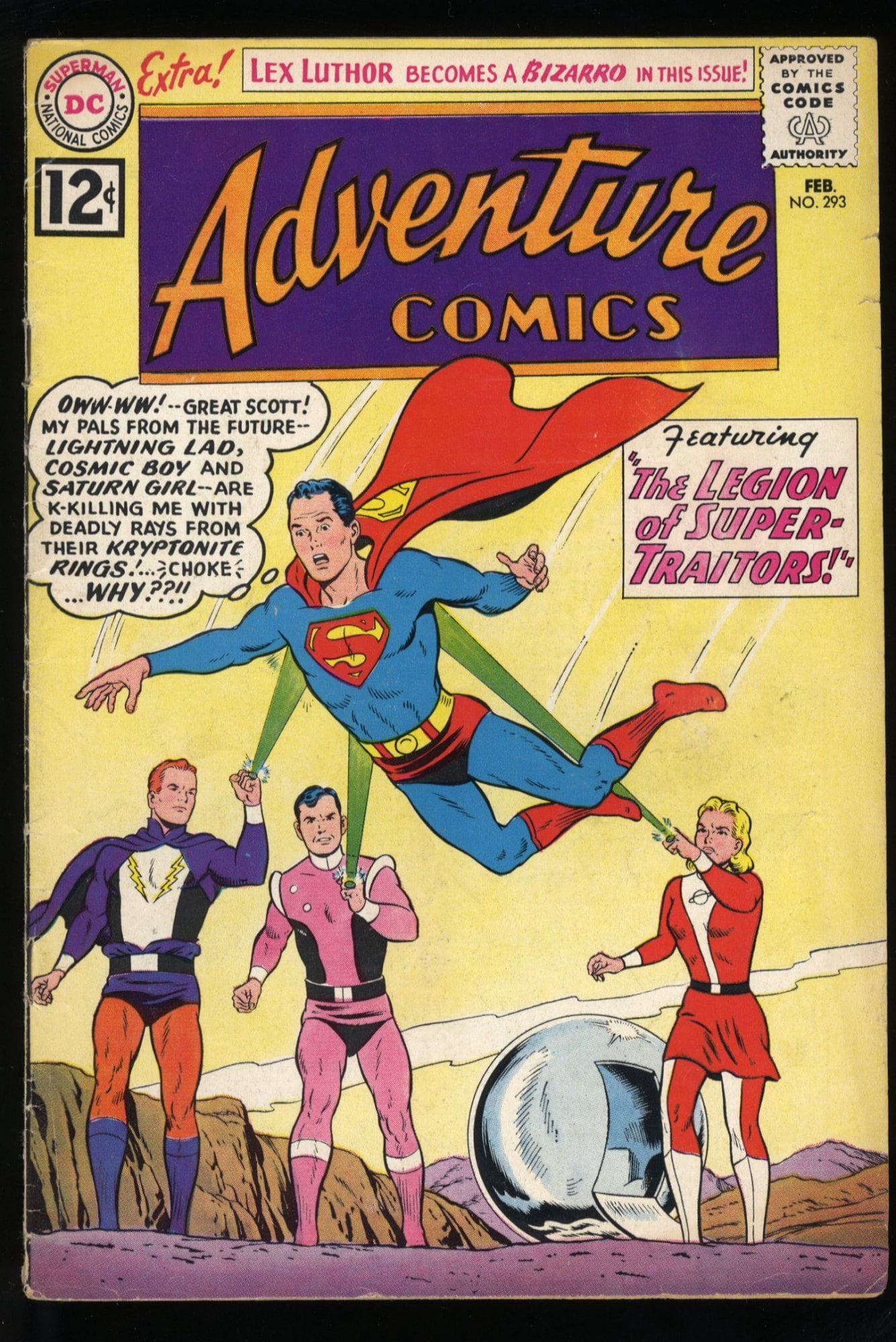 Cover of Adventure Comics #293