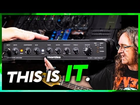 Hartke 800 Watt Lightweight Bass Head with Tube Preamp - LX8500