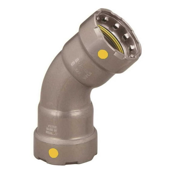 Viega Viega MegaPressG 45 elbow, 3/4" x 3/4" 25236
