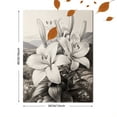 thumbnail image 3 of Qisvanset Framed Canvas Wall Art, 12x16 Inch Lily Sermon Beatitudes Bible Sketch Wall Art, 3 of 5