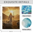 thumbnail image 3 of Diamond Art Kit for Adults, Shepherd Sunset Sheep Pasture Peaceful Diamond Painting for Adults Beginners, DIY Diamond Art Painting Kits, 5D Diamond Painting Crafts for Home Decor 12x16 Frameless, 3 of 7