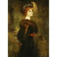 thumbnail image 2 of Franz von Lenbach 14x18 Gold Ornate Wood Frame and Double Matted Museum Art Print Titled - Lily Merk (1902), 2 of 4