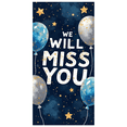 thumbnail image 3 of Blue Watercolor Background Banner with Balloons Star Elements We Will Miss You Decoration Party Supplies Farewell Party Photography Props Decor Backdrop, 3 of 8