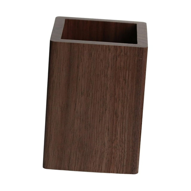 Porta Lápices de Madera Organizador de Escritorio Contenedor de Bolígrafos Caja Decorativa Multifuncional para Almacenar Útiles de Oficina y