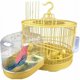 thumbnail image 3 of Baño para pájaros Casa de baño semicircular con techo 15X15X15cm para periquitos canarios y loros -, 3 of 5