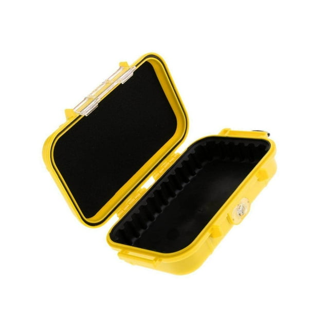 facefd Outdoor Shockproof Survival Waterproof Storage Case Box Container Yellow