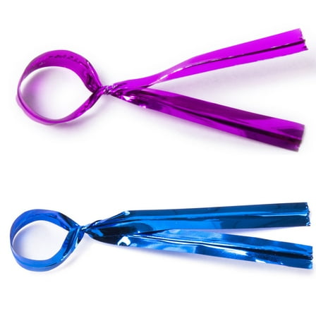 BESTOYARD 100Pcs PVC Metallic Ties for Bags Adds Class to Candy Bread Packaging