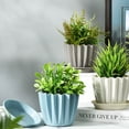 thumbnail image 2 of Monstrate Soporte de plástico de estilo retro ecológico ABS para oficina y hogar equipado con placa Amplia aplicación Buena sensación de mano Jardín y Patio Azul 14.5*11.7, 2 of 6