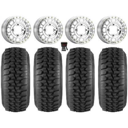 Method 412 15×6 Wheels Raw (5+1) 33 Desert Series Tires Can-Am Commander Maverick Renegade Outlander Defender Method 412 15×6 Wheels Raw (5+1) 33 Desert Series Tires Can-Am Commander Maverick Renegade Outlander Defender