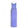 thumbnail image 5 of Gibobby Vestidos de fiesta largos elegantes Vestido halter sexy sin espalda para mujer Vestido de dama de honor de boda con lentejuelas sólidas(Azul,M), 5 of 5