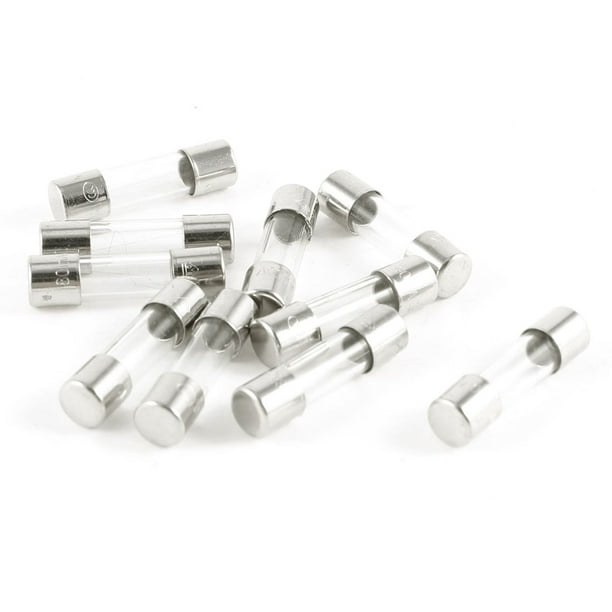 10 Piezas de Fusibles de Tubo de Vidrio de Tipo Rápido 5x20mm 250V 80mA
