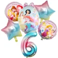 thumbnail image 1 of globos de aluminio de Cenicienta Rapunzel para niña, decoraciones de fiesta de cumpleaños de princesa, bolas de helio con número de 32 pulgadas, globo de juguete para niños（6 pcs13, 1 of 5