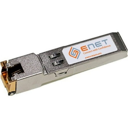 UPC: 0849171065094 | ENET Juniper Compatible SFP-1GE-FE-E-T TAA Compliant Functionally Identical 10/100/1000BASE-T SFP Copper 100m RJ45