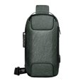 thumbnail image 1 of Mochila de Hombro Zulema Bolso Multipropósito Bloqueo de Pecho para Hombres Verde, 1 of 8