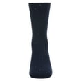 thumbnail image 6 of MeMoi Thin Ribbed Cotton Blend Speckled Crew Sock, 6, Charcoal, 6 of 7