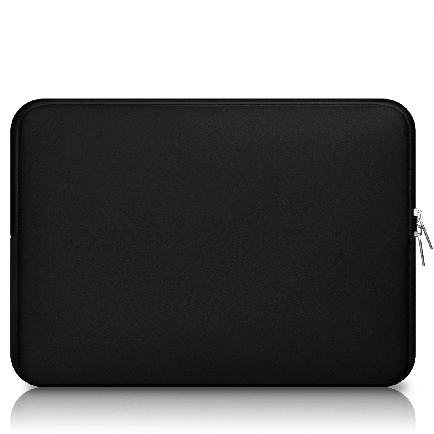 13-14 Inch Laptop Carrying Sleeve Case, Multi-Purpose Computer Bag with Zipper for Storage Travel Work Use, Slim Lightweight Design, Black