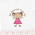 thumbnail image 4 of Inktastic My Grammie Loves Me Girls Toddler Dress, 4 of 5