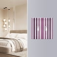 thumbnail image 5 of Dailycode Light Switch Plate Covers 2 Gang Wall Plate Plastics Outlet Covers for Kitchen Home Office Decor Aubergine and White Stripes, 5 of 8