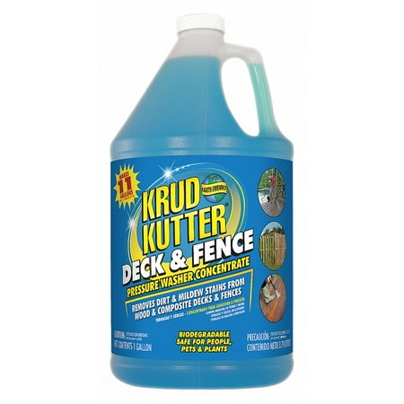 Deck and Fence Cleaner, 1 gal. Size, For Use On Wood Fences, Decks and (Best Wood Deck Cleaner)