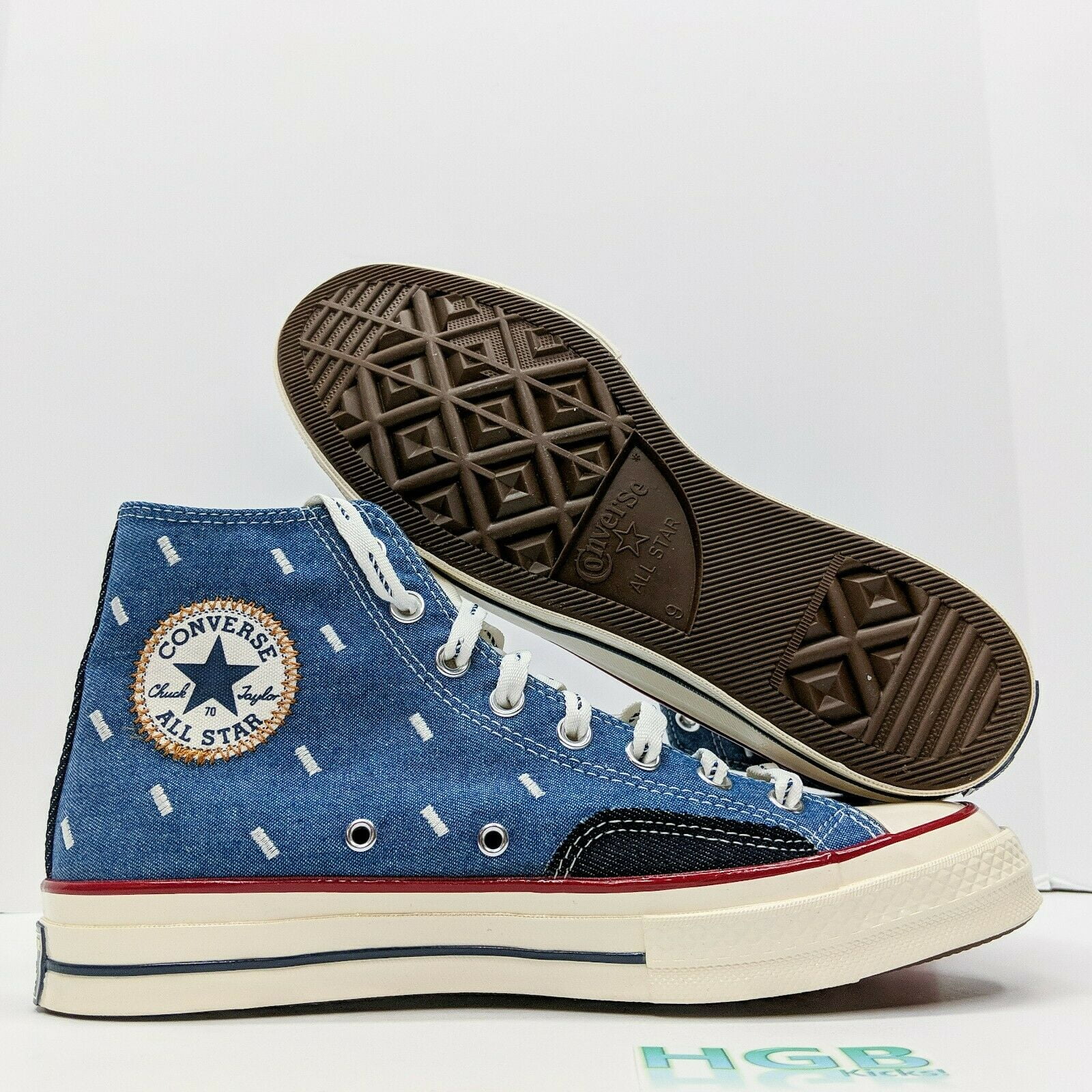Converse Chuck 70 Hi Men's Denim Limited Edition Sneaker Shoe Blue Jean  171064C | Walmart Canada