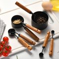 thumbnail image 4 of BUYISI Wooden Handle Measuring Spoon Ergonomic Design Precise Measuring Wood Handle 60+80+125+250Ml, 4 of 5