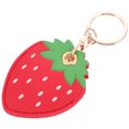 thumbnail image 4 of 1 Pce Manchon Protecteur en Forme de Fraise Porte-Clés Compatible pour Airtag, 4 of 8