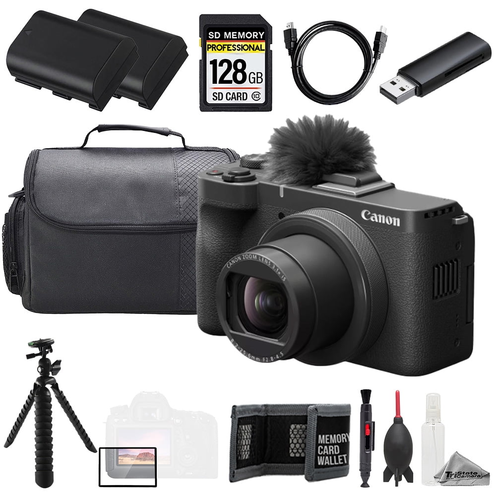 Canon PowerShot SX740 HS Camera, 64GB, 2 x NB13L Batteries, Corel