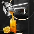 thumbnail image 3 of Durable Orange Hand Manual Juicer Lemon Squeezer Kitchen Tools Comfortable Grip Simple to Use and Clean Gift for Home, 3 of 15