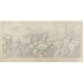 thumbnail image 2 of Alphonse Legros 14x9 Gold Ornate Wood Frame and Double Matted Museum Art Print Titled - Return of the Peasants, 2 of 4