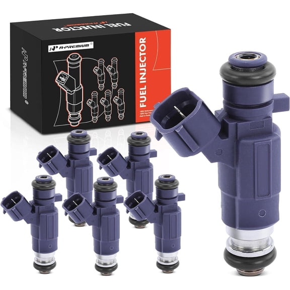 A-Premium Fuel Injectors Compatible with Nissan Pathfinder 2001-2004 Maxima 2000-2001 350Z 2003-2004 FX35/G35 2003-2004 I30 2000-2001 QX4 2001-2003 3.0L 3.5L 6-PC Set