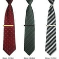 thumbnail image 4 of Sherry Pinch Classic Metal Tie Clip Pin, 3 Pack, 4 of 7