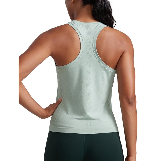 Remera CRZ YOGA sin costuras, transpirable, con espalda nadadora