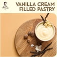 thumbnail image 6 of Delizia Pastry Cream by Pasticceria Matilde Vicenzi, Vanilla Cream Filled Puff Pastry Patisserie Rolls, All-Natural, Kosher Dairy, Made in Italy - 4.41oz (125g) Box, 2-Pack, 6 of 7