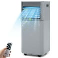 thumbnail image 1 of Gymax Climatiseur Portable 3 en 1 Unité de Climatisation Refroidisseur d'Air 8000 BTU 230 Pi2 Gris, 1 of 9