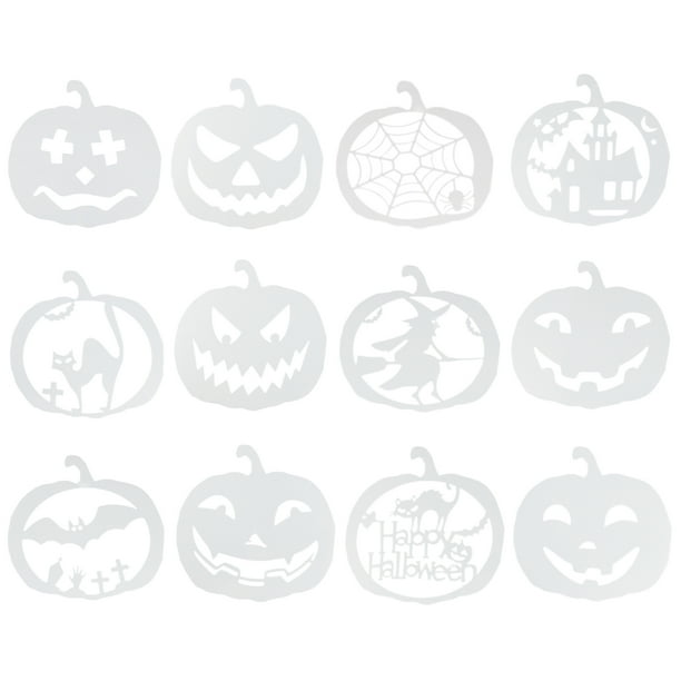 nuolux-12pcs-painting-templates-halloween-painting-stencils-pumpkin
