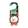 thumbnail image 1 of Personalized Wooden Christmas Door Sign - Hand-Painted Holiday Decor for Front Door, Home Entryway, and Festive Gift, 1 of 2
