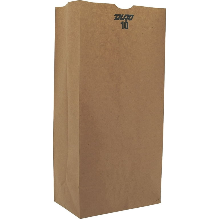 Grocery Paper Bags, 57 lb Capacity, #10, 6.31 Grocery Paper Bags, 57 lb Capacity, #10, 6.31