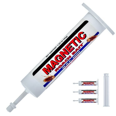 Magnetic Roach Bait - Boric Acid 33% Formula - 1 Pack (4 x 35g Tubes) by Nisus Corporation