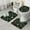 Black Rawr Dinosaur, variant on Black Toy Like Dinosaurs Pattern Bathroom Rugs Sets 3 Piece,Toilet Cover Set,Absorbent Non Slip Bathroom Mats Sets with U-Shaped Contour Rug Toilet Rug Set