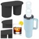 thumbnail image 3 of (Con Tapa Negro) Bandeja Hielo Molde Silicona Molde Hielo 30 40 Oz Bandeja Hielo Especial Hielo, 3 of 9