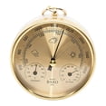 thumbnail image 4 of Fengbin 3 in 1 Barometer Thermometer Hygrometer Weather Station Sturdy Metal Round Gauge Gold, 4 of 8
