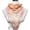 Peach Pink, variant on Women's Catholic Church Veil Head Cover Triangle Lace Scarf Veil, Flower Lace Veil,Elegant Lace Trimmed Headscarf with Sequins for Women