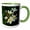 Green/White, variant on 3drose, Usa, Hawaii, Kailua Kona, Close-up of Singapore Plumeria., 15oz Two-tone Green Mug