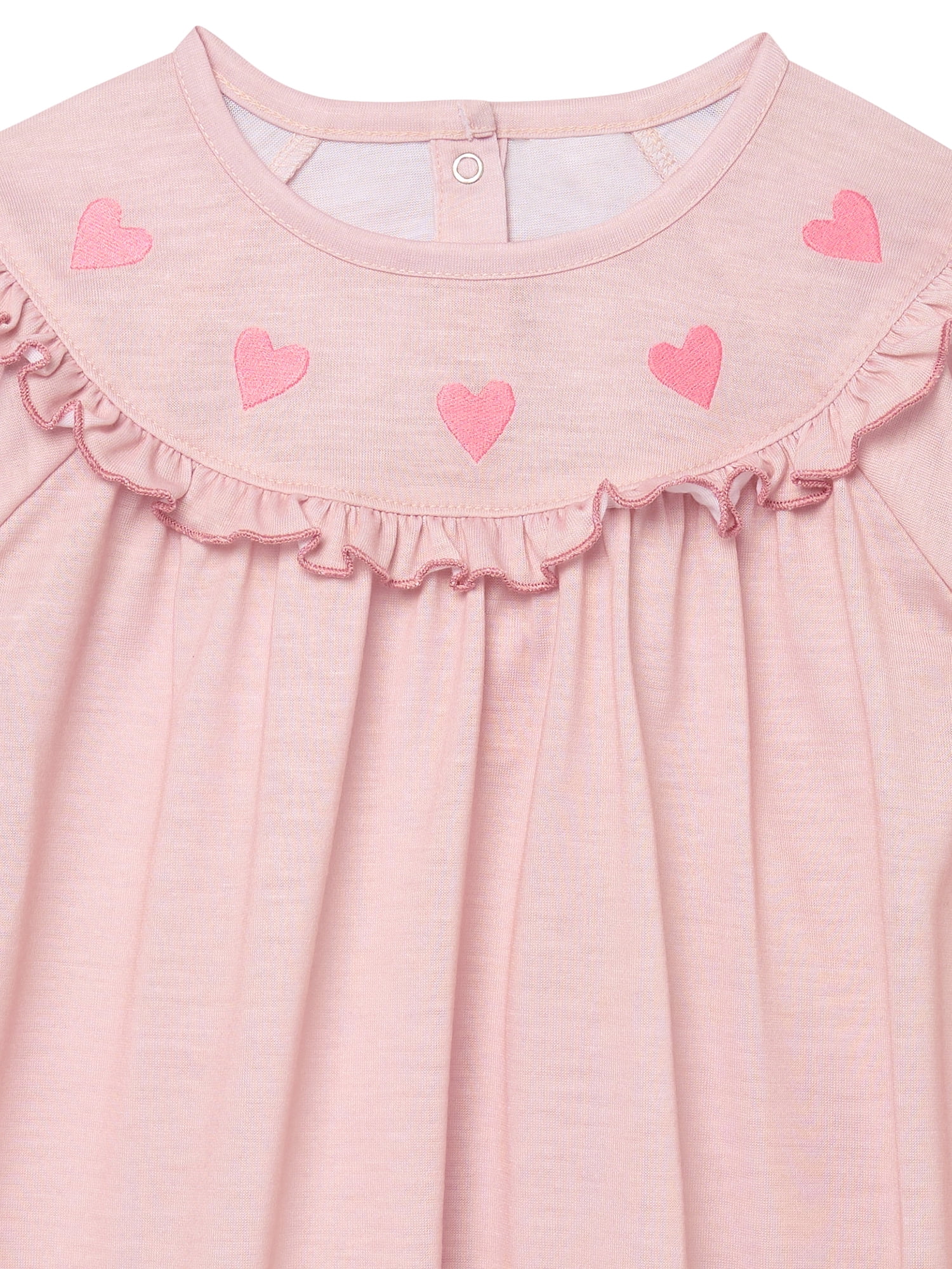 Modern Moments by Gerber Toddler Girl Valentine's Day Nightgown, Sizes 12M-5T