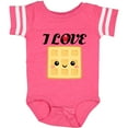 thumbnail image 3 of Inktastic Waffle Lover I Love Waffles Boys or Girls Baby Bodysuit, 3 of 5