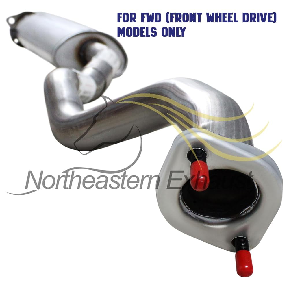 Direct Fit Resonator Exhaust Pipe Compatible for Nissan Juke 2011-2015 1.6L